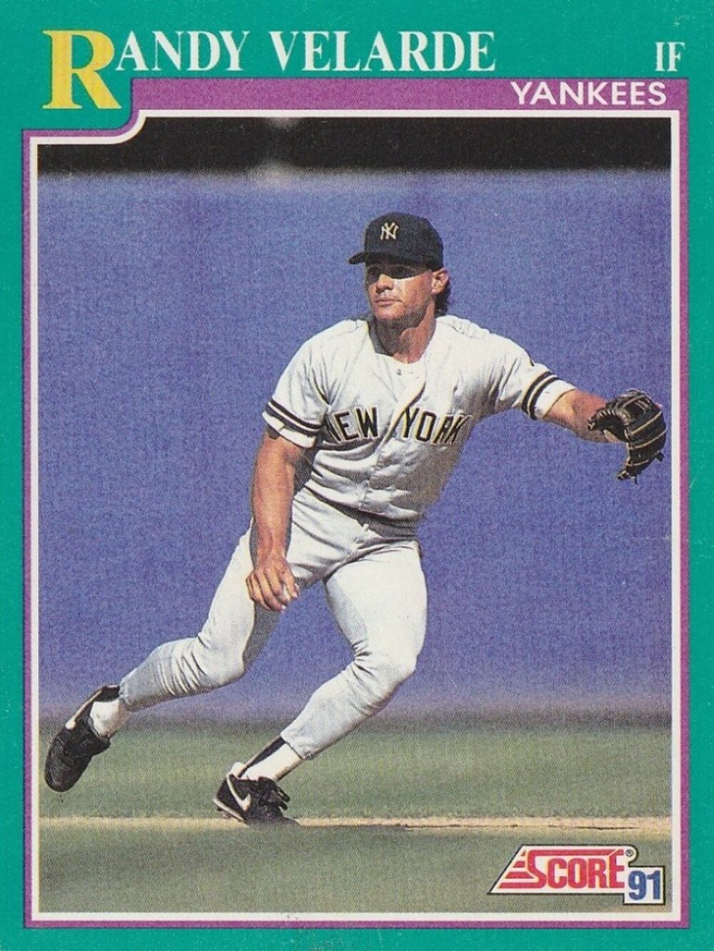 Randy Velarde - Score '91 MLB Baseball Card